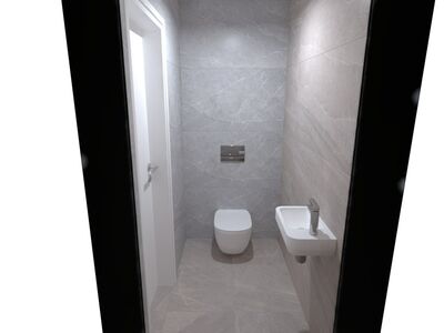 WC | Vizualizace typické koupelny + WC