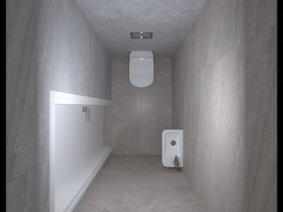 WC | Vizualizace typické koupelny + WC